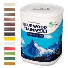 친환경 실내용 수성스테인 목재 페인트 원목 가구 우드스테인 1000ml, 화이트, 1L, 1개