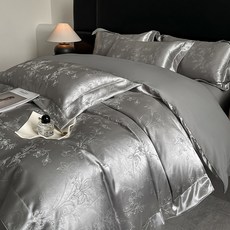 【新婚备用四件套】2026春夏婚慶陪嫁结婚用 輕奢 貢緞提花 四件套純棉床單 被套 全棉床上用品 四件组 被子 质量超好, 貢緞提花】送高端皮包手提袋_4,床單款】1.8四件套-标准双人床用