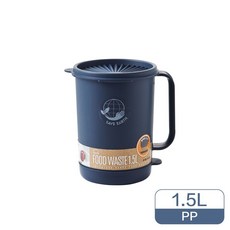 樂扣 藍色廚餘回收桶 1.5L 防臭, NA, 1個