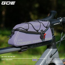 앞바퀴 가방 산악 로드바이크 프레임 수납 자전거용품, 1개, 스모키퍼플