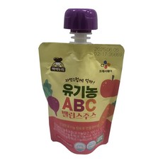 CJ 아이누리 유기농ABC밸런스주스 box, 100ml, 40개
