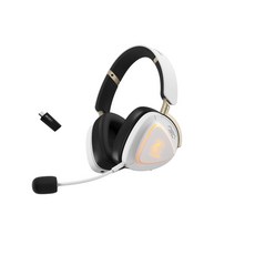 ROG Delta II KJP 無線電競耳機 耳機麥克風 電競耳機 多平台相容 三模連線 快速充電 輕量化設計 耳麥, 白色, 主商品