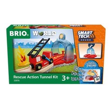 Brio 33976 스마트 테크 사운드 레스큐 액션 터널 키트 장난감, Brio 33976 스마트 테크 사운드 레스큐 액션 터