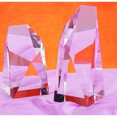 水晶獎牌 獎座 獎盃 噴砂刻字 廠家直營 衝評價 歡迎批發 CD-248, 1個, 76*76*127mm