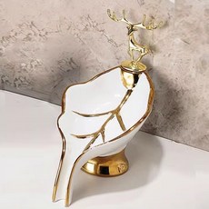 에코비아 호텔식 고급 비누 홀더 세라믹 물빠짐 럭셔리 욕실 거치대 비누받침 받침대 비누케이스, 화이트, 1개