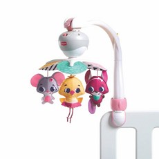 Tiny Love 轉轉音樂鈴 / 床邊音樂鈴 / 吊掛音樂鈴, 1個, 粉色款