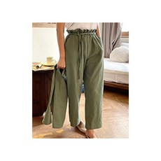 패션스타트 패턴인 P1631 여성 와이드 팬츠 고무줄 바지 옷 패턴 도안 옷본, 1개, 혼합