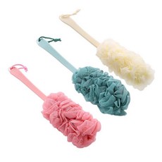 롱 핸디 등밀이 샤워 브러쉬 목욕솔 샤워등브러쉬, 핑크, 1개, 1개입