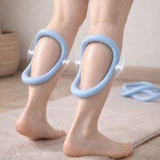 생활해랑 종아리 요가링 필라테스링 소프트타입, 2개, 블루