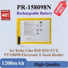 도구가 포함된 Kobo Liba H20 EVE PT158098 전자 리더용 새 충전식 배터리 3.7V 1200mAh, 02 1PCS Battery, 01 China Mainland