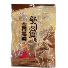 良金牧場 高粱綜合牛肉角 金門特產 道地風味 綜合口味, 165g, 1個