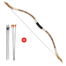 입문용 국궁 개량궁 전통활 25파운드 활세트 각궁 활쏘기 초보자 입문자용, 1개, 실버