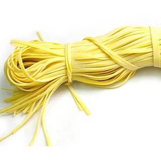 생고무줄(10개묶음) / 4mm x100cm / 000052 / 찰고무줄 / 노랑고무줄 / 고무밴드