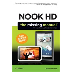(영문도서) Nook Hd: The Missing Manual Paperback, O'Reilly Media, English, 9781449359539