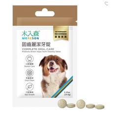 木入森 MORESON 固齒麗潔牙錠, 1個, 固齒麗 潔牙錠 mini錠30錠