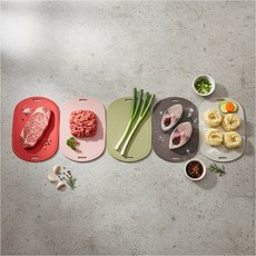 국내산 실리콘 플래티넘 양면도마 소 미끄럼방지 칼집방지 위생 주방 도마, 코코아