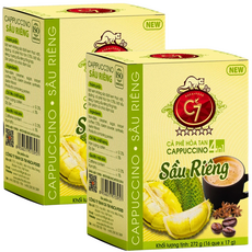 C7 두리안 커피 카푸치노 4in1 인스턴트 16스틱, 17g, 16개입, 2개