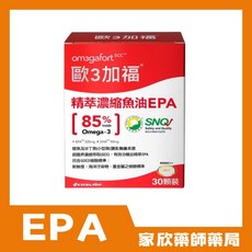 歐3加福 超臨界濃縮高濃度魚油 60粒 - EPA/DHA, EPA85%(60粒/紅盒), 1個