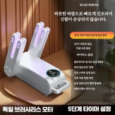 자외선 자동 신발 소형 살균기 탈취 소독기 가정용 심플 간이 신발살균 건조기 휴대용, 화이트 탑 10단계 UV, 단일 모델