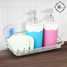 벽걸이 세제 홀더 수세미 주방 싱크대 물빠짐 스텐 걸이형, 디크리 타공 세제걸이(소), 1개