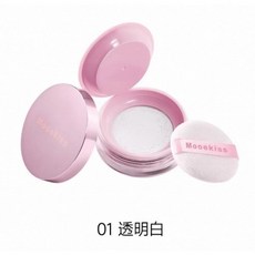 MOOEKISS 絨絨柔焦散粉, 1個, 絨絨柔焦散粉 透明白