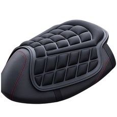 킹콩 오토바이 방석 스쿠터 범용 다리 허벅지 사이드 풀커버, 1개, 블랙