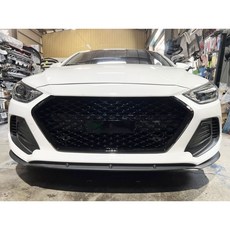適用於 現代 Hyundai 6代 Elantra 滿天星版 全亮黑水箱罩