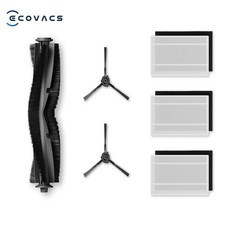 에코백스 Y1 PRO 전용 소모품 액세서리 키트(메인브러시 1PCS 사이드브러시 2PCS 필터 3PCS), 1세트, Y1 PRO 전용 액세서리 키트