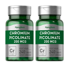 크롬 피콜리네이트 200mcg 240 캡슐 2병, 2개, 240정