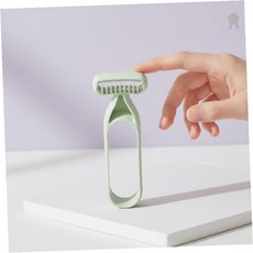 여성 전용 바디 제모기 저자극 안전 면도날 겨드랑이 팔 다리 잔털 제거 휴대용, 상세페이지 참조, 그린