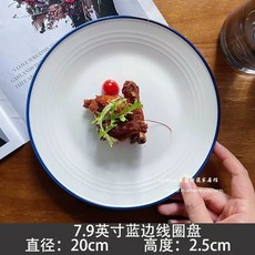 돈까스접시 음식 원형 플레이트 식당 업소용 양식, 1개, CT. 다크카키