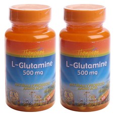 THOMPSON L-谷氨酰胺 500 毫克素食膠囊, 30 件, 2個