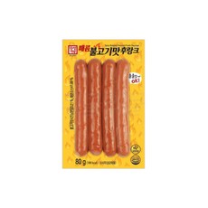 한성 매콤불고기맛후랑크, 5개