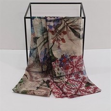 닥스 DAKS 플라워 패턴 스카프 SKU061 171221