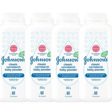 존슨즈베이비 콘스타치 파우더 오리지날향 클래식, 200g, 4개
