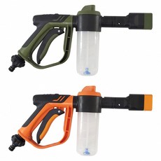 蝴蝶衛浴 台製泡沫噴水槍 台灣製造雙模式省力卡扣洗車神器清潔好幫手, 1個, 橘色