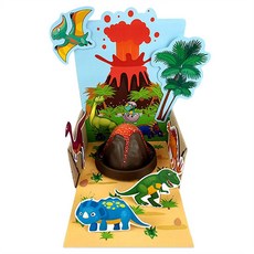 화산 폭발 실험 공룡 만들기 키트 재료 세트, 본상품