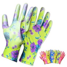 한우장갑 PU-PALM코팅장갑 꽃PU M 10조, 10개