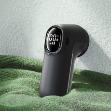 新款便攜家用數顯毛球修剪器充電式吸剃一體去毛機衣物除毛器, 無規格, 黑色