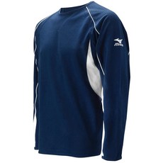 Mizuno Prestige 인셋 브이넥 팀 (네이비 라지) 180096