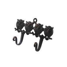 부엉이 2구 황동 주물 옷걸이 옷행거 옷정리 행거 수납 정리 CE432