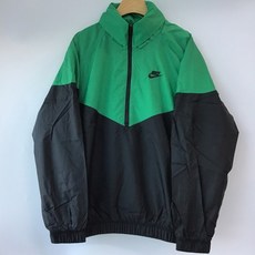 국내매장 나이키 아노락 바람막이 우븐 자켓 그린블랙