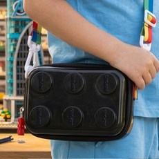 옥스포드 아동용 블럭 슬링백 가벼운 유아 외출용 가방 소지품 보관 미니백