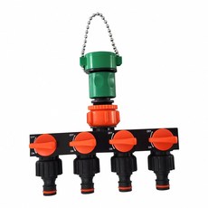 蝴蝶衛浴 水管快速接頭 一分四分流器 園藝灌溉接頭, 1個, 一分四快接+六分外牙快接頭, D廊3+C櫃86+C櫃1