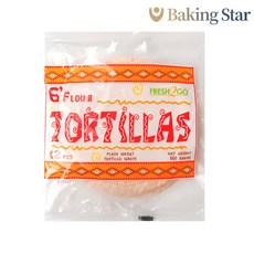 밀또띠아 6인치 12매 360g 또르띠아 선인 피자도우 [아이스박스포함] 부리또, 1개