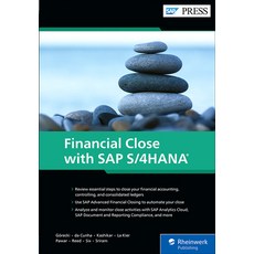 (영문도서)Financial Close with SAP S/4hana Hardcover, SAP Press, English, 9781493227327 SAP Press, English, 9781493227327
