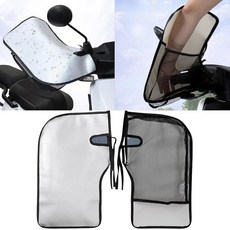 SITEDAN 바이크용 손잡이 덮개 여름 그늘막 여름 핸들 커버 방수 통기 손보호대 메쉬그로브 썬크림 장갑 원동기 스쿠터 자전거 설치 간단