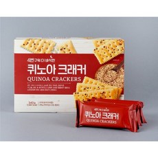 4번구워 더 바삭한 퀴노아 크래커, 5개, 340g