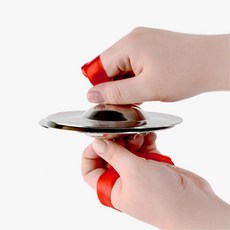 유치원악기 박자맞추기 양손심벌즈 2p 실버 유아교구 영유아악기