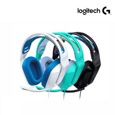 로지텍코리아 (정품) 로지텍 G335 유선 게이밍 헤드셋, 981-001020, 화이트